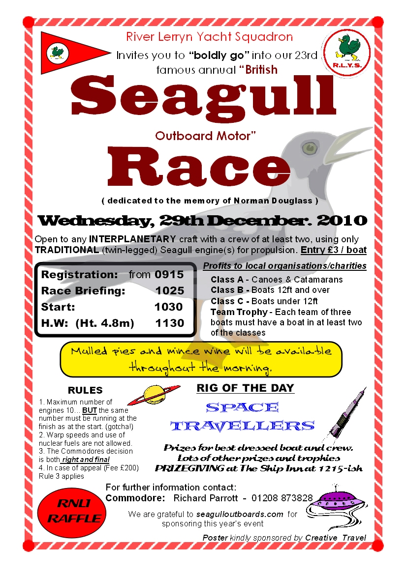 British Seagull race Cornwall 2010 